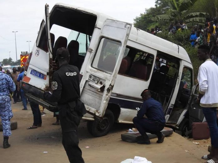 ACCIDENT DE ROUTE ADJAME
