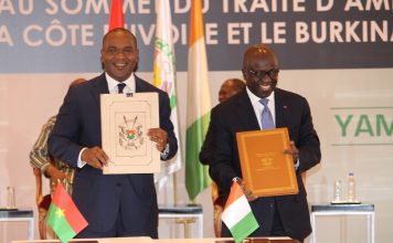 Coopération des médiateurs en Afrique La Cote d’Ivoire et le Burkina Faso signent un mémorandum