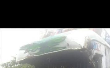 Accident de circulation : un camion poids lourd rentre en collision avec un badjan