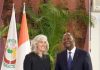 Union européenne / Mme Francesca Di Mauro a présenté au Président de la République, S.E.M. Alassane Ouattara, ses lettres de créance