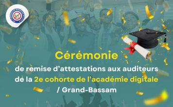 Remise d’Attestations aux Auditeurs de la 2ème Cohorte de l’Académie Digitale de Grand Bassam