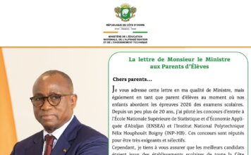 Le ministre de l’Éducation encourage les candidats aux examens nationaux